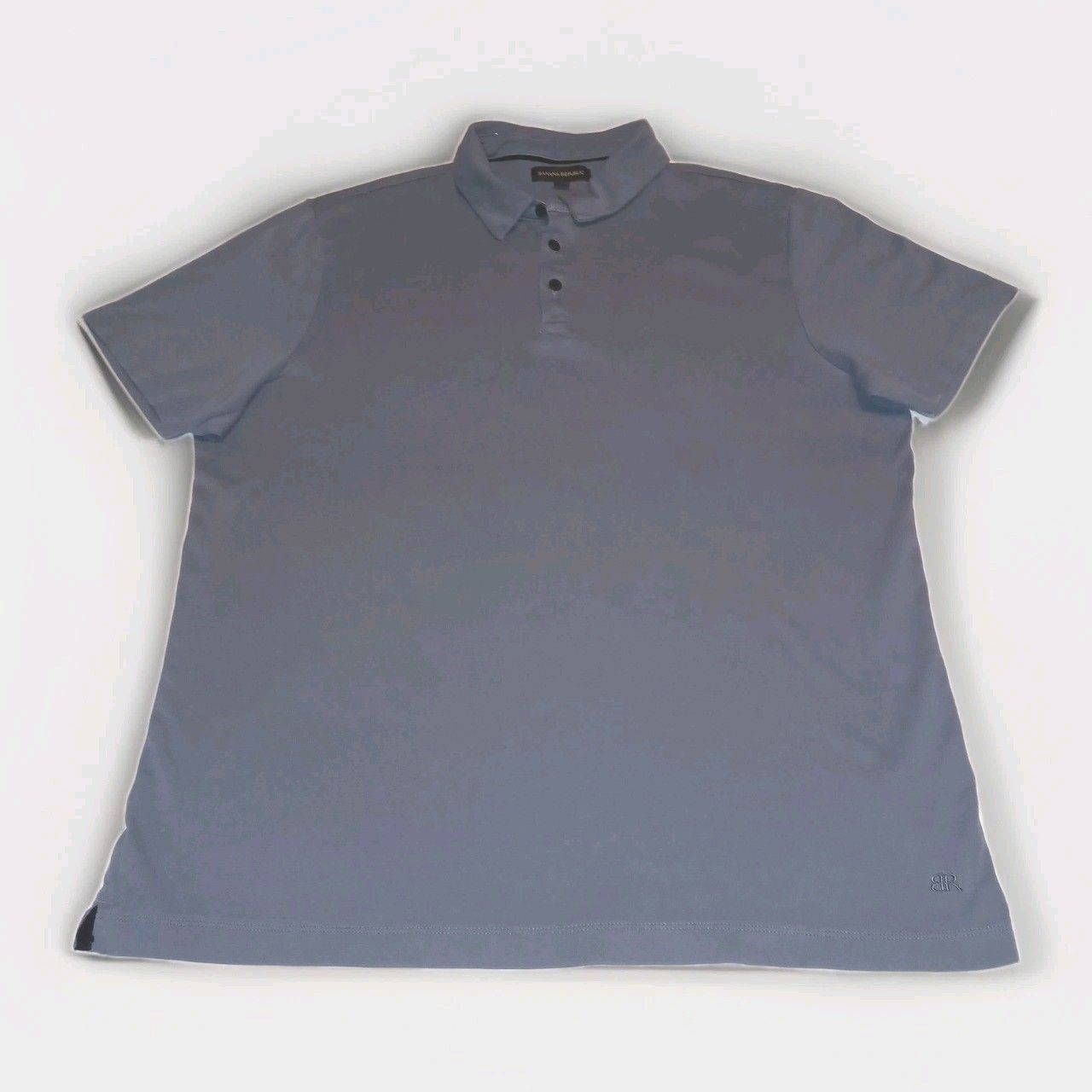 Banana Republic Men's Xl Polo Slate Blue Short Sleeve Shirt Golf